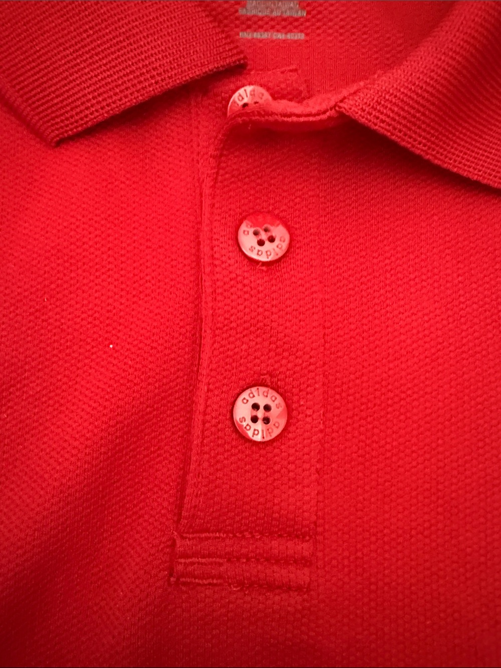 adidas Wisconsin Men’s Polo with Embroidered 'W' Logo, Size XL - Picture 4 of 8